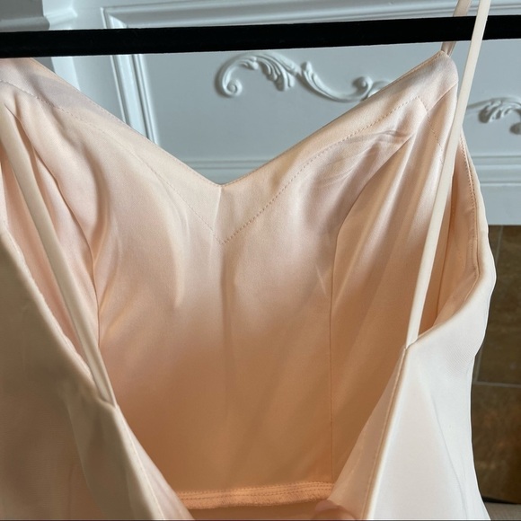 Birdy Grey Maxi Dress Blush Pink Size Small Bridesmaid Prom wedding Dress - Picture 9 of 9